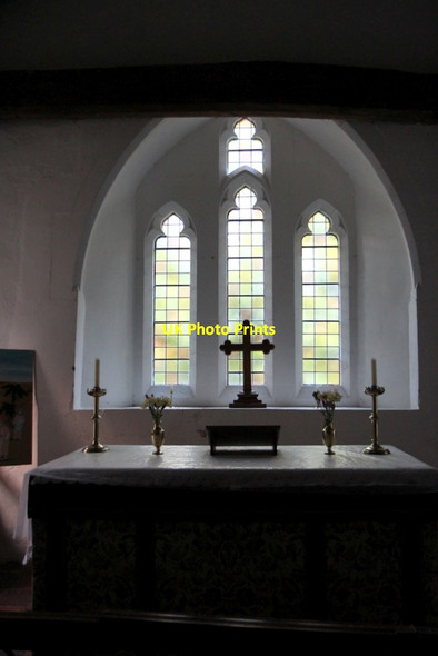 Photo 6"x4" Altar, St David's Church, Cregrina, Powys Cregrina c2012