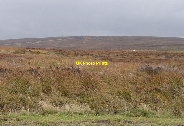 Photo 6"x4" Moorland view with weather closing in Goathland c2012