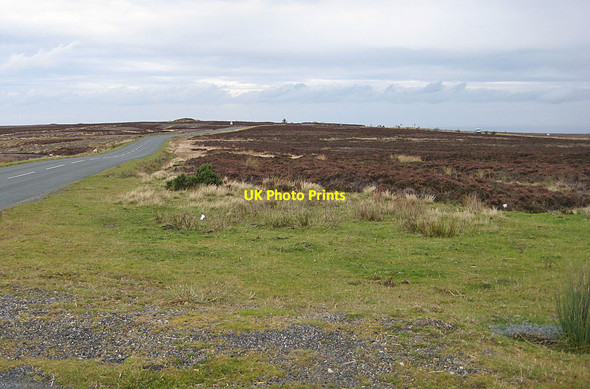 Photo 6"x4" Moorland road to Whitby Goathland c2012