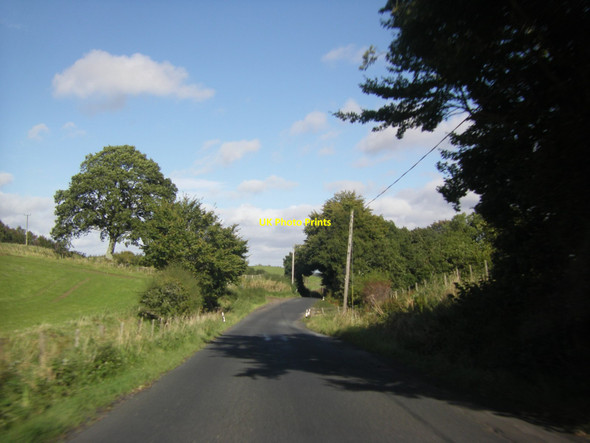 Photo 6"x4" B6357 heading towards the A68 Hundalee c2012
