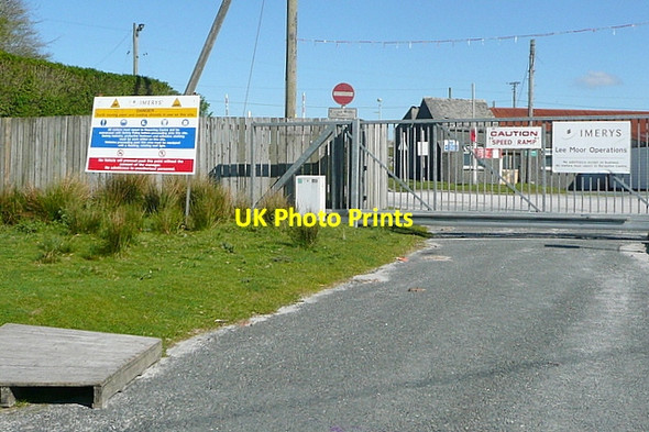 Photo 6"x4" Entrance to Lee Moor china clay works Lee Moor\/SX5661 c2012