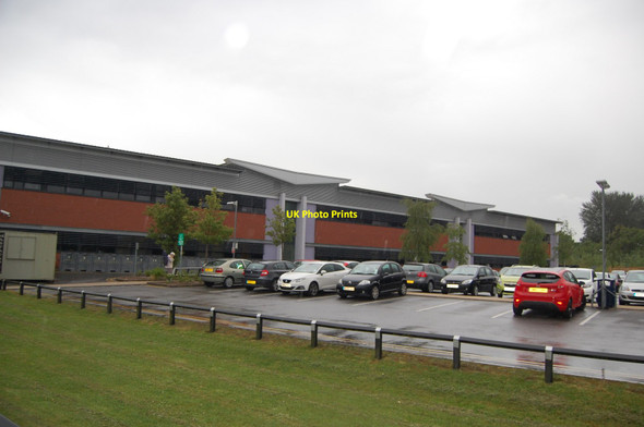 Photo 6"x4" Car park, Withington Community Hospital Barlow Moor c2012
