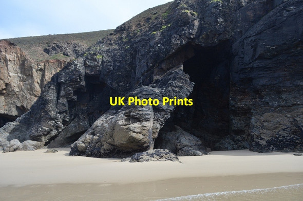 Photo 6"x4" St Agnes - Faulting Goonvrea c2012