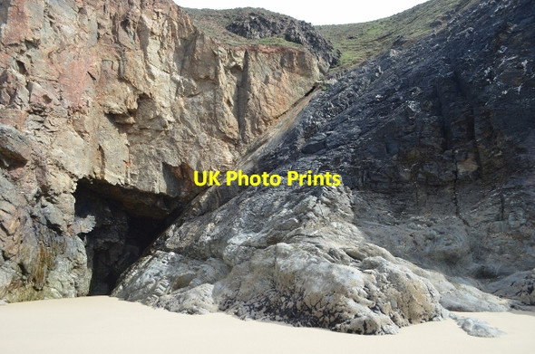 Photo 6"x4" St Agnes - Faulting Goonvrea c2012 P1