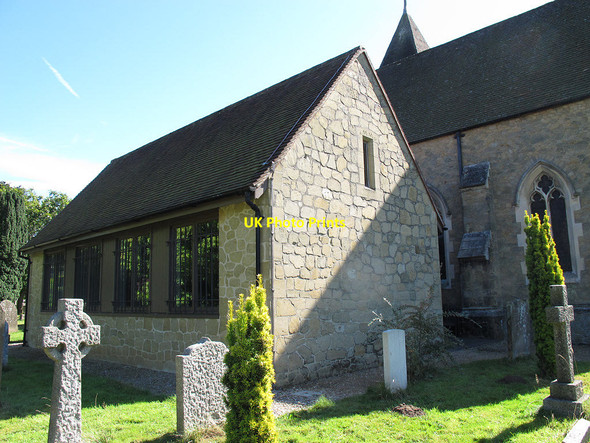 Photo 6"x4" Extension to St Peter's church Limpsfield c2012