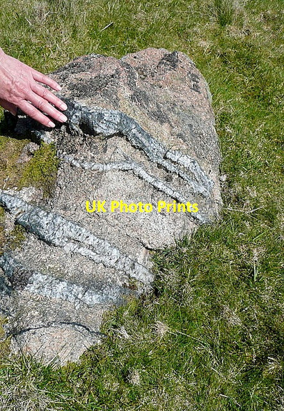 Photo 6"x4" Rock intrusions Lee Moor\/SX5661 c2012