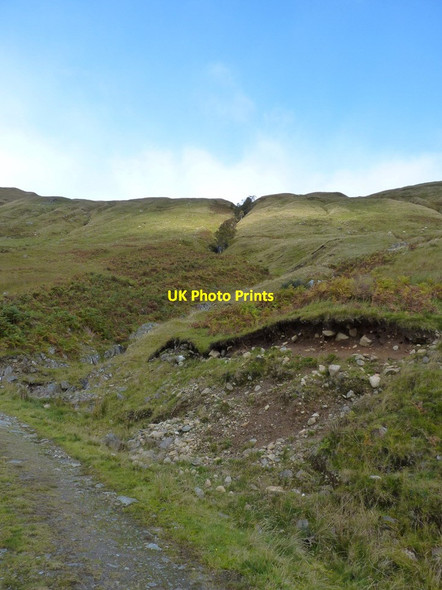 Photo 6"x4" Up the hillside towards Meall Phubaill Meall Phubaill c2012