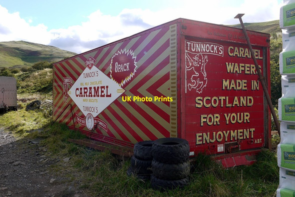 Photo 6"x4" Container near Burnhead Farm Kirk Yetholm c2012