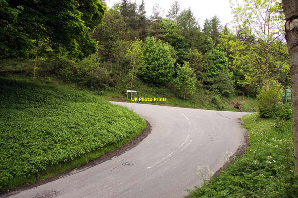 Photo 6"x4" Road junction on Clay Bank Urra c2012