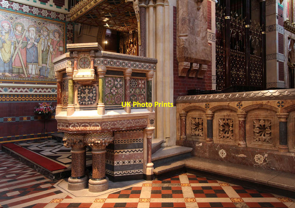 Photo 6"x4" All Saints, Margaret Street - Pulpit London c2012
