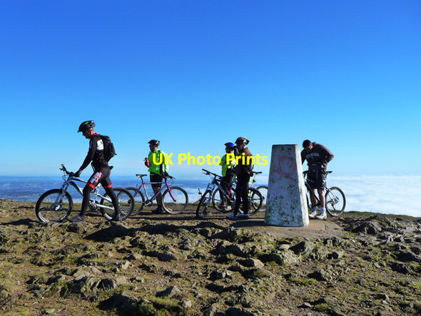 Photo 6"x4" On top of the Worcestershire Beacon Great Malvern c2012