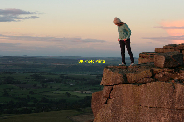Photo 6"x4" Great Roova Crags summit West Scrafton c2012