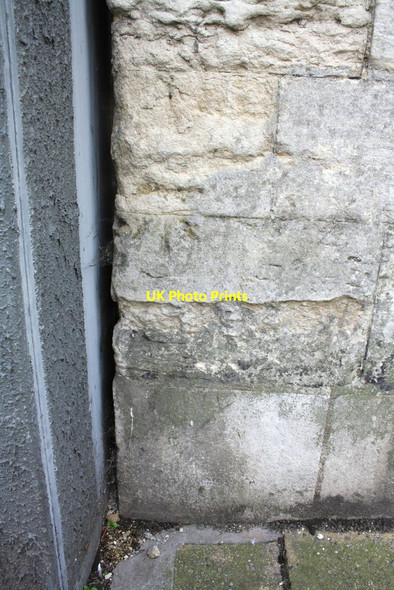 Photo 6"x4" Benchmark on All Saints Church Dorchester\/SY6890 c2012