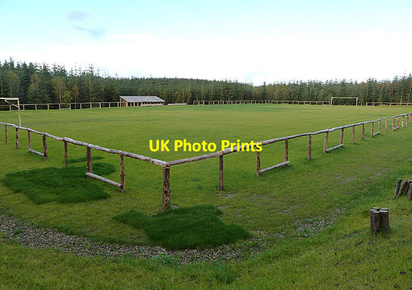 Photo 6"x4" The Forest Pitch near Selkirk Greenhead\/NT4929 c2012