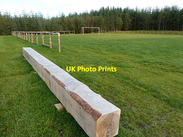 Photo 6"x4" The Forest Pitch near Selkirk Greenhead\/NT4929 c2012
