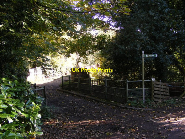 Photo 6"x4" Footpath Junction Kinver c2012