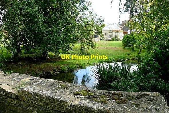 Photo 6"x4" Sherborne Brook and Sherbrooke House Sherborne\/SP1714 c2012
