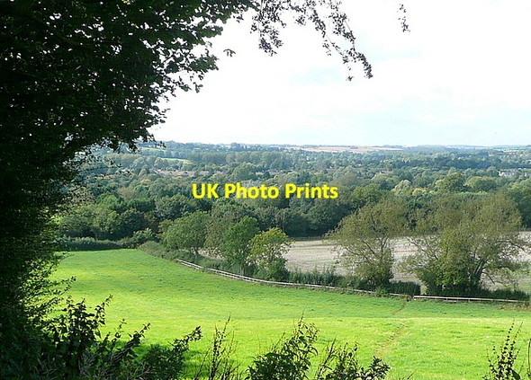 Photo 6"x4" View west from Little Rissington Little Rissington c2012