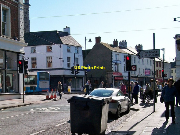 Photo 6"x4" The junction of Railway Street and Castle Street, Lisburn Lisburn c2012