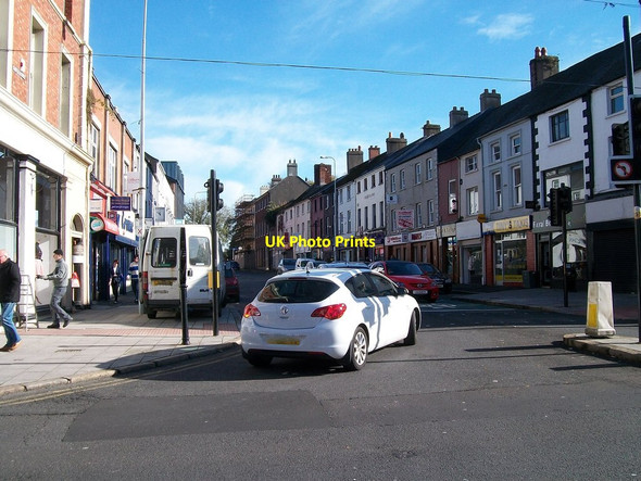 Photo 6"x4" View east along Castle Street, Lisburn Lisburn c2012