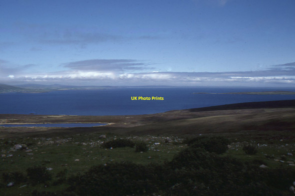 Photo 6"x4" Lyrawa Hill: view east Water of Hoy c1995