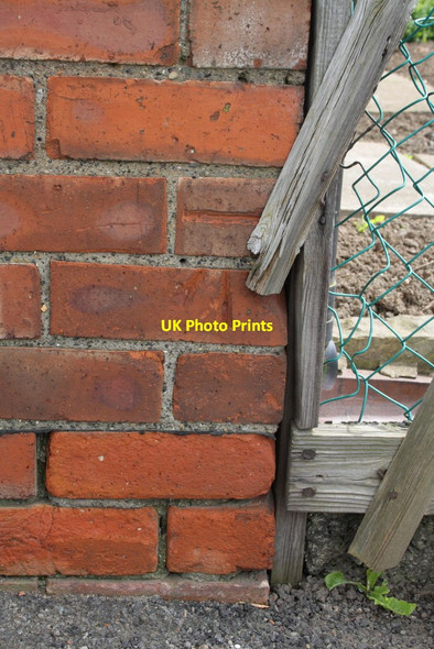 Photo 6"x4" Benchmark on #69 Crosby Road Northallerton c2012