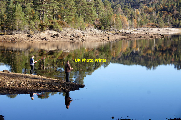 Photo 6"x4" Fishing on Loch Beinn a' Mheadhoin, Glen Affric Coille Ruigh na Cuileige c2012