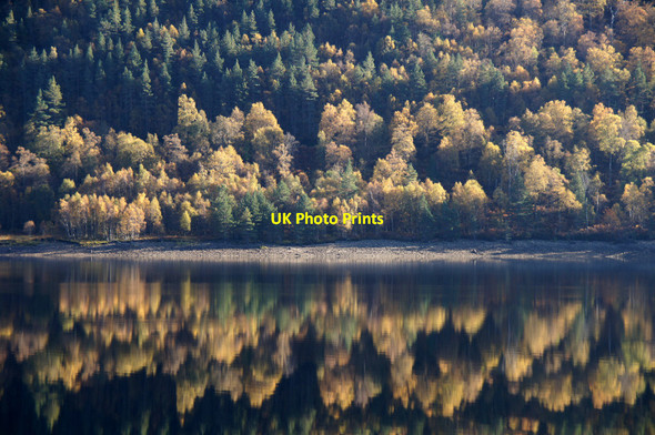 Photo 6"x4" Reflections on Loch Beinn a' Mheadhoin, Glen Affric Loch Carn na Glas-leitire c2012
