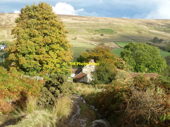Photo 6"x4" The muddy track west of Moorlands Farm Thorgill c2012