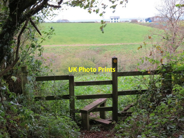 Photo 6"x4" Sticil Llansadwrnen Stile Llansadurnen c2012