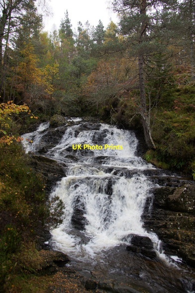Photo 6"x4" Allt na Bodachan immediately above Plodda Falls Abhainn Dheabhag c2012