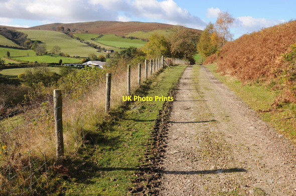 Photo 6"x4" Bridleway above the Arrow valley Colva c2012