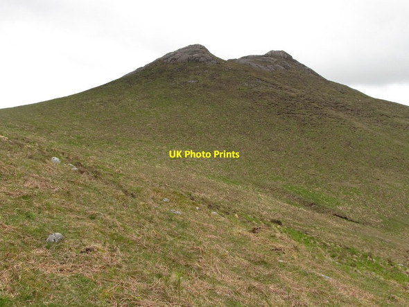 Photo 6"x4" Climbing to the col between Cock Mountain and Hen Mountain Hilltown\/J2128 c2011