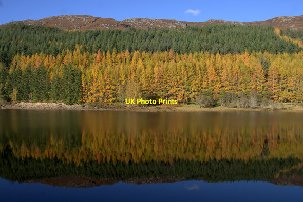 Photo 6"x4" Reflections in Loch Meig Loch Meig c2012