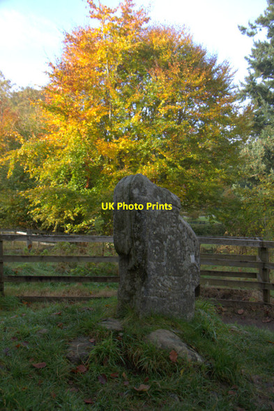 Photo 6"x4" The Eagle Stone, Strathpeffer Strathpeffer c2012