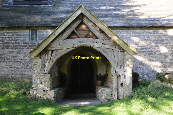 Photo 6"x4" Porch to Colva church Colva c2012