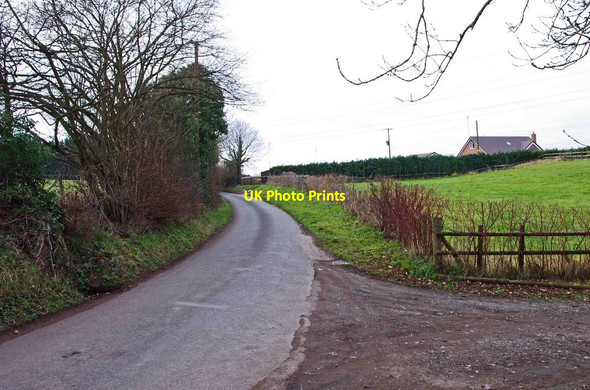 Photo 6"x4" Hilditch Lane near Hartlebury Stourport-on-Severn c2012