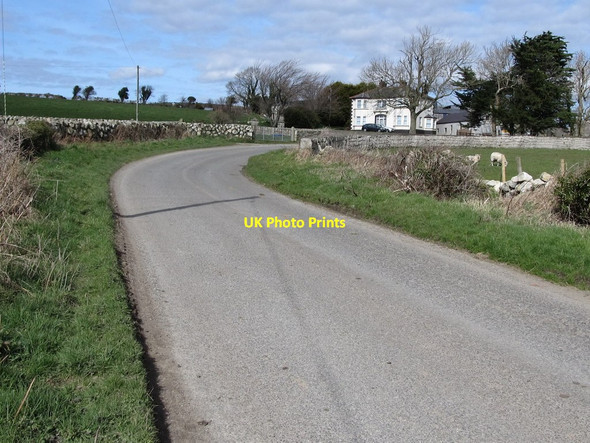 Photo 6"x4" Sharp bend in Aughnahoory Road Kilkeel c2011