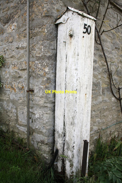 Photo 6"x4" Benchmark on #50 Nethercote Road Nethercott\/SP4820 c2012