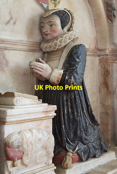 Photo 6"x4" St Michael's church, Gittisham - Beaumont monument detail (3) Gittisham c2012