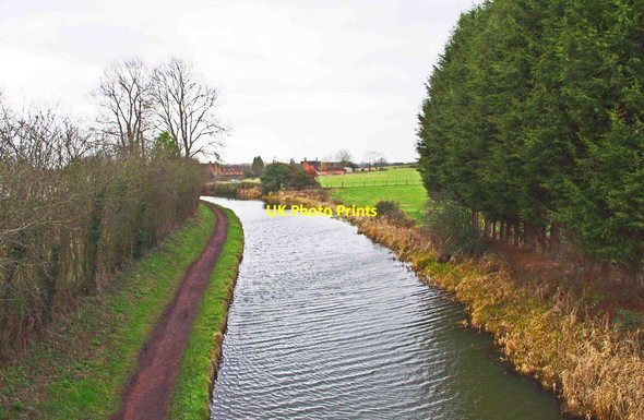 Photo 6"x4" Worcester & Birmingham Canal southwest of Sugarbrook Lane, Stoke Pound Stoke Pound c2012