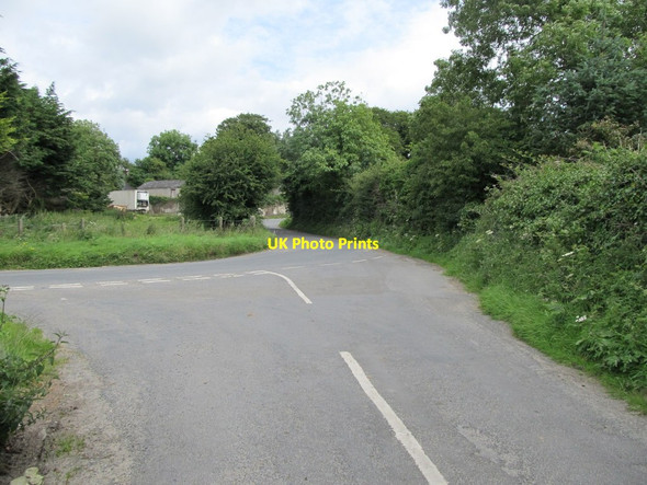 Photo 6"x4" The Junction of Church Road and Brackenagh West Road Ballymartin c2012