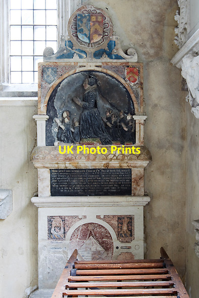 Photo 6"x4" St Andrew's church, Colyton - monument to Mary Pole Road Green\/SY2494 c2012
