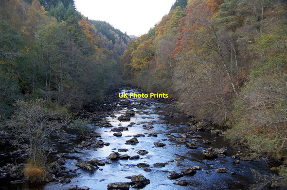 Photo 6"x4" River Cannich from Cannich Bridge at Cannich Cannich c2012