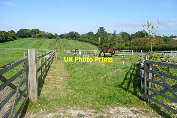 Photo 6"x4" Footpath towards Idbury Fifield\/SP2418 c2012