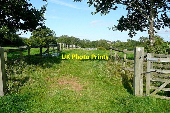 Photo 6"x4" Footpath towards Idbury Idbury\/SP2319 c2012