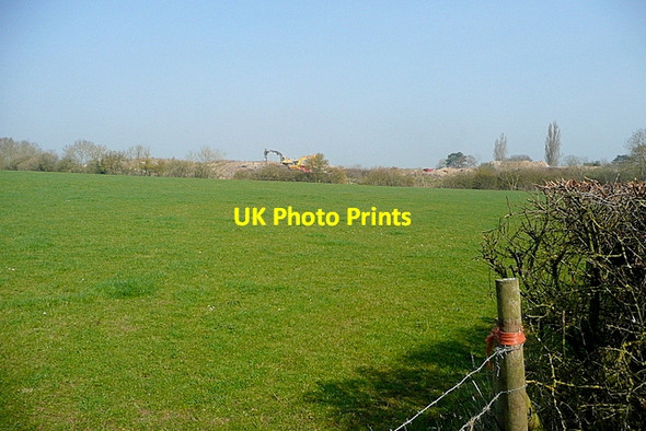 Photo 6"x4" Quarrying and landfill at City Farm Eynsham c2012