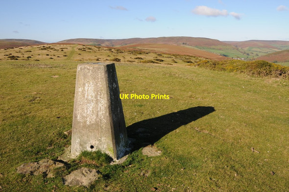Photo 6"x4" Trig point on Newchurch Hill Dol-y-cannau\/SO2049 c2012