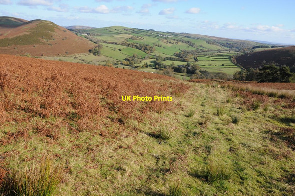 Photo 6"x4" Above the Arrow valley Bryngwyn\/SO1849 c2012