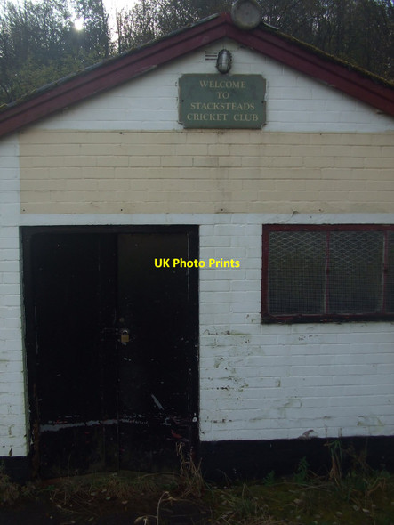 Photo 6"x4" Stacksteads Cricket Club - Waterbarn Welcome Bacup c2012